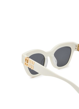 细节 - 点击放大 - MIU MIU - Core Collection Acetate Cateye Sunglasses