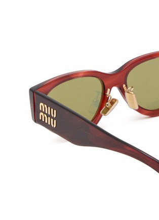 细节 - 点击放大 - MIU MIU - Immediate Acetete Cateye Sunglasses