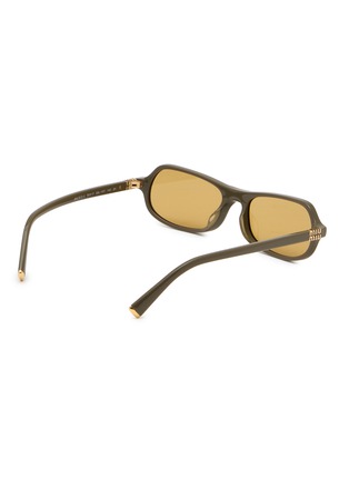 模特儿示范图 - 点击放大 - MIU MIU - Main Collection Metal Aviator Sunglsees