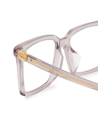 细节 - 点击放大 - MIU MIU - DNA Acetate Square Optical Glasses