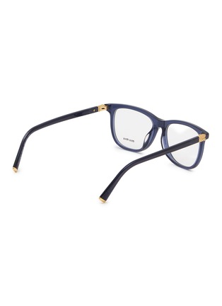 模特儿示范图 - 点击放大 - MIU MIU - Miu Regard Acetate Square Optical Glasses