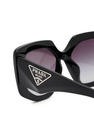 细节 - 点击放大 - PRADA - Acetate Square Cateye Sunglasses