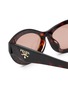 细节 - 点击放大 - PRADA - Acetate Oval Sunglasses