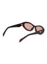 模特儿示范图 - 点击放大 - PRADA - Acetate Oval Sunglasses