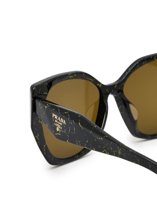 细节 - 点击放大 - PRADA - Acetate Square Cateye Sunglasses
