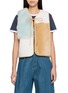 首图 - 点击放大 - ROSA MOSA - Patchwork Shearling Vest