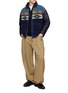 模特儿示范图 - 点击放大 - FRITUR - Nana Patterned Fleece Quilted Jacket