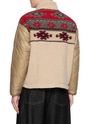 背面 - 点击放大 - FRITUR - Nana Patterned Fleece Quilted Jacket