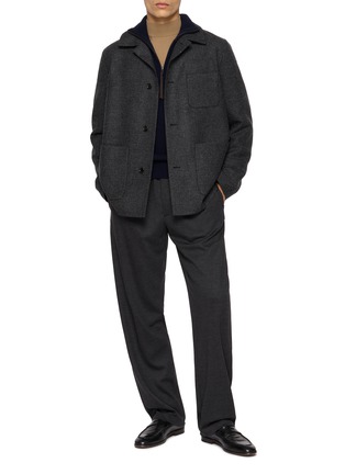 模特儿示范图 - 点击放大 - LARDINI - Elasticated Relaxed Pants