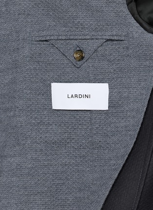  - LARDINI - Floral Pin Knit Single Breasted Blazer