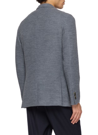 背面 - 点击放大 - LARDINI - Floral Pin Knit Single Breasted Blazer