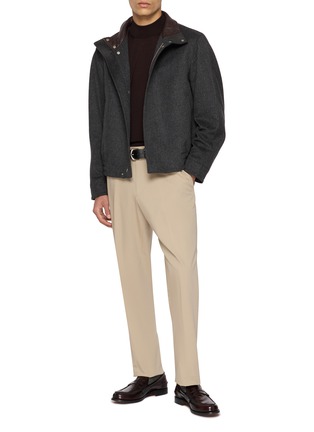 模特儿示范图 - 点击放大 - LARDINI - Elasticated Tailored Pants