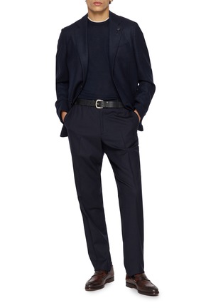 模特儿示范图 - 点击放大 - LARDINI - Elasticated Tailored Pants