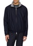 首图 - 点击放大 - LARDINI - Stand Collar Zip Up Jacket