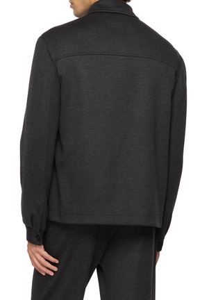 背面 - 点击放大 - LARDINI - Flap Pocket Zip Up Jacket