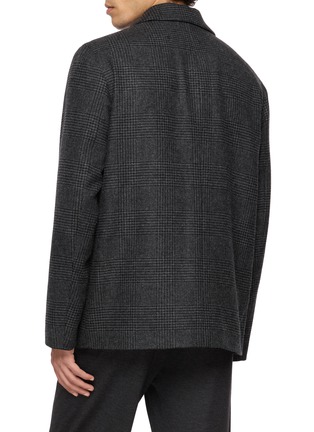 背面 - 点击放大 - LARDINI - Houndstooth Check Button Up Jacket