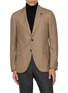 首图 - 点击放大 - LARDINI - Floral Pin Houndstooth Check Single Breasted Blazer