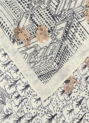 细节 - 点击放大 - INOUI EDITIONS - Central Park 100 羊毛方巾