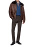 模特儿示范图 - 点击放大 - PT TORINO - Slim Four-Season Stretch Trousers