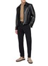 模特儿示范图 - 点击放大 - PT TORINO - Rebel Bi-Stretch Tapered Trousers