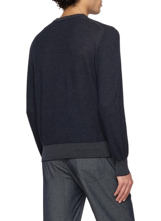 背面 - 点击放大 - PIACENZA 1733 - Crewneck Textured Knit Sweater