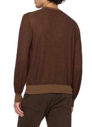 背面 - 点击放大 - PIACENZA 1733 - Crewneck Textured Knit Sweater