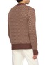 背面 - 点击放大 - PIACENZA 1733 - V-Neck Micro Houndstooth Wool Knit Cardigan