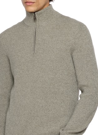  - PIACENZA 1733 - Quarter Zip Cashmere Knit Sweater