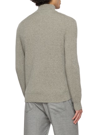 背面 - 点击放大 - PIACENZA 1733 - Quarter Zip Cashmere Knit Sweater