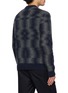 背面 - 点击放大 - PIACENZA 1733 - Crewneck Fuzzy Plaid Wool Knit Sweater