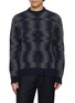 首图 - 点击放大 - PIACENZA 1733 - Crewneck Fuzzy Plaid Wool Knit Sweater