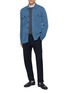 模特儿示范图 - 点击放大 - PIACENZA 1733 - Wool Overshirt Cardigan
