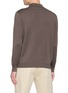 背面 - 点击放大 - J∞QUALITY  - Long Sleeve Cashmere Silk Knit Polo Shirt