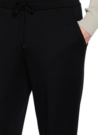  - J∞QUALITY  - Semi Wide Leg Cashmere Silk Knit Pants