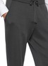  - J∞QUALITY  - Semi Wide Leg Cashmere Silk Knit Pants