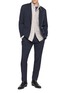 模特儿示范图 - 点击放大 - J∞QUALITY  - K-3B EXECUTIVE Airy Wind Jacket