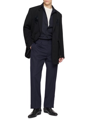 模特儿示范图 - 点击放大 - J∞QUALITY  - Wool Silk Shirt