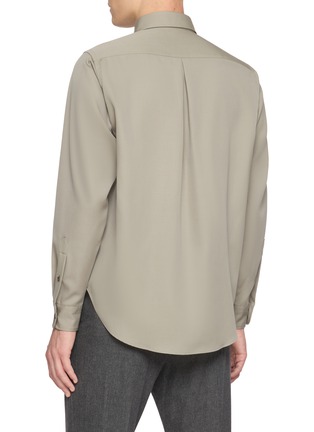 背面 - 点击放大 - J∞QUALITY  - Wool Silk Shirt