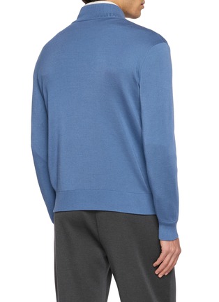 背面 - 点击放大 - J∞QUALITY  - Zip Up Cashmere Silk Knit Jacket