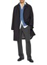 模特儿示范图 - 点击放大 - J∞QUALITY  - Zip Up Cashmere Silk Knit Jacket