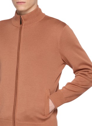  - J∞QUALITY  - Zip Up Cashmere Silk Knit Jacket