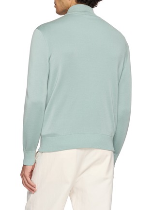 背面 - 点击放大 - J∞QUALITY  - Zip Up Cashmere Silk Knit Jacket