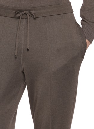  - J∞QUALITY  - Centre Press Cashmere Silk Knit Pants