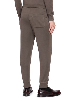 背面 - 点击放大 - J∞QUALITY  - Centre Press Cashmere Silk Knit Pants
