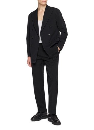 模特儿示范图 - 点击放大 - J∞QUALITY  - Double Breasted Blazer