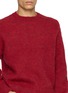  - J∞QUALITY  - Sadle Crewneck Wool Knit Sweater