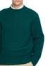  - J∞QUALITY  - Sadle Crewneck Wool Knit Sweater