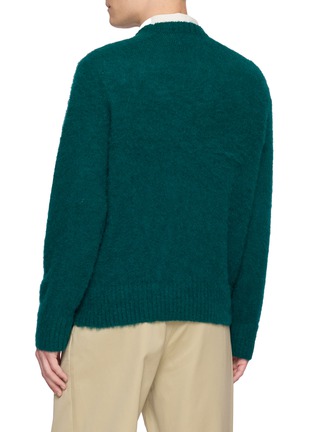 背面 - 点击放大 - J∞QUALITY  - Sadle Crewneck Wool Knit Sweater