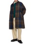 模特儿示范图 - 点击放大 - J∞QUALITY  - Sadle Crewneck Wool Knit Sweater