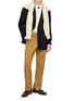 模特儿示范图 - 点击放大 - J∞QUALITY  - Piped Cotton Pants